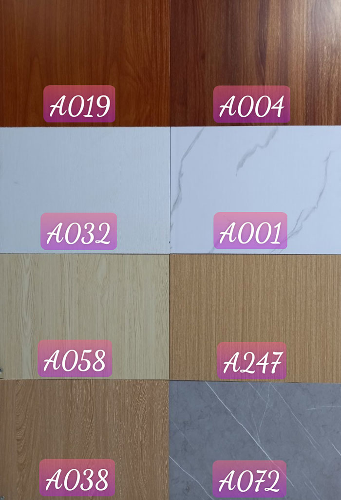 Bảng màu tấm ốp nano