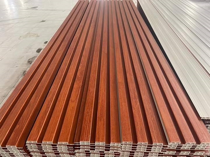 Tấm ốp lam sóng nhựa giả gỗ 